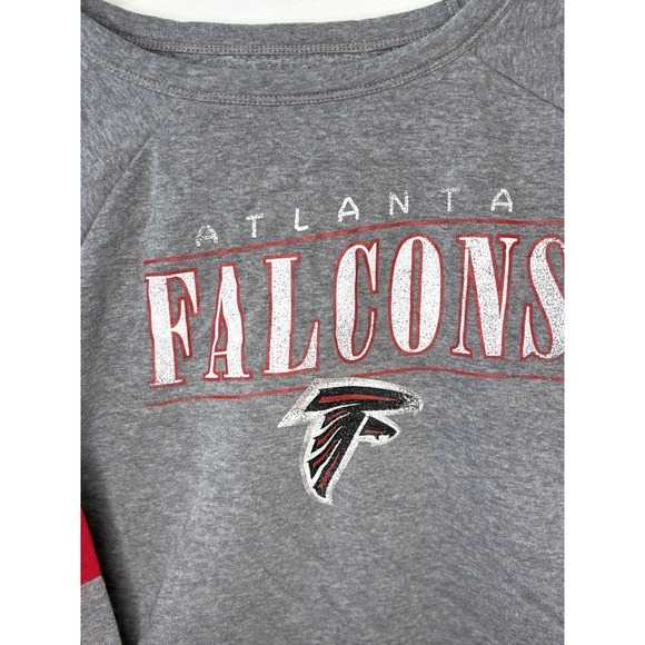 Atlanta Falcons Raglan Pullover Sweatshirt Size large - Picture 3 of 6
